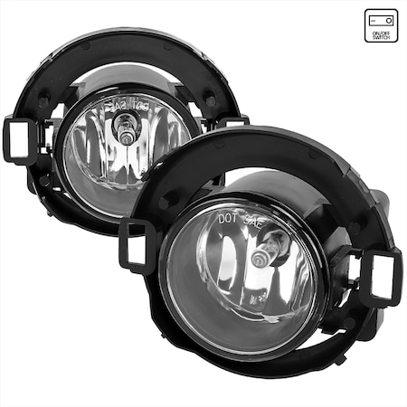 Spec-D Tuning Nissan Frontier 05-15 Nissan Xterra Fog Lights With Clear Lens 08-19 LF-XTE05COEM-HZ